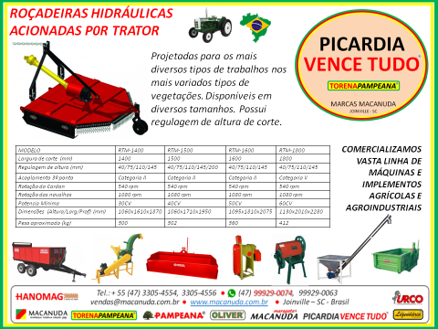 PICARDIA VENCE TUDO MÁQUINAS AGRÍCOLAS EM IBIRAIARAS